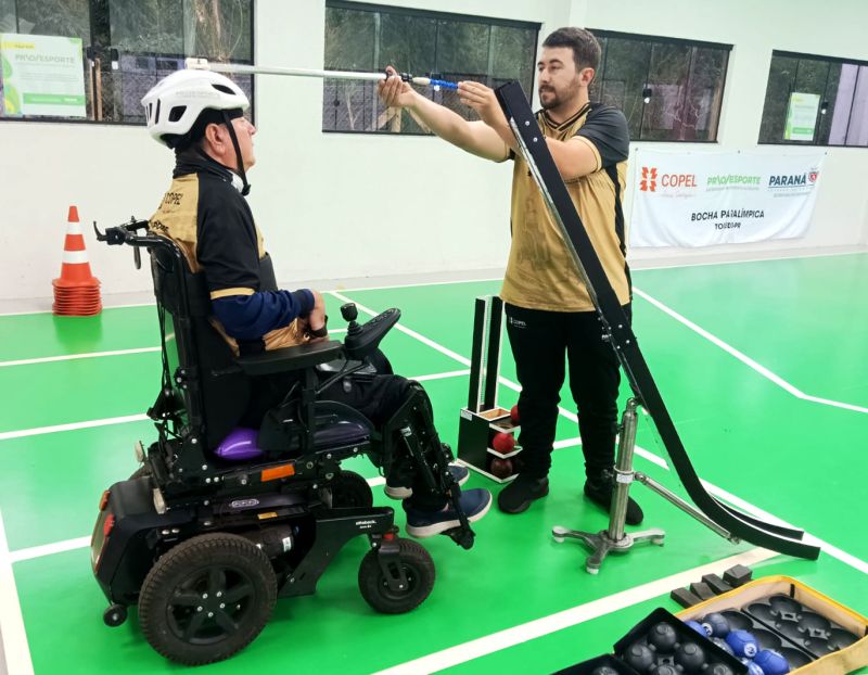 A bocha paral�mpica transforma vidas por meio do esporte