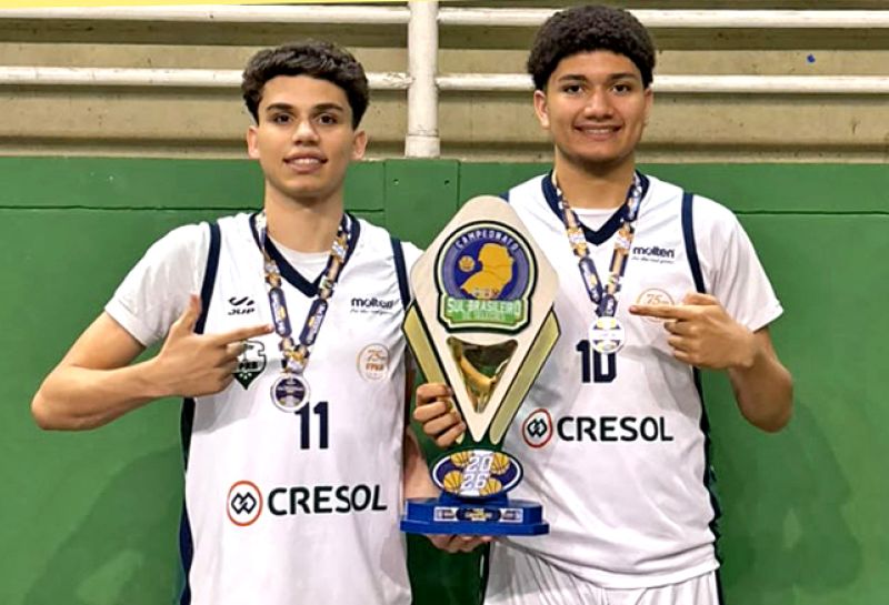 Raul e Ramhon foram vice-campe�es no Sulbrasileiro Sub 16 em Brusque/SC